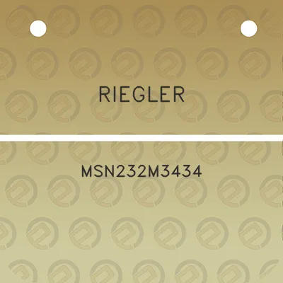 riegler-msn232m3434