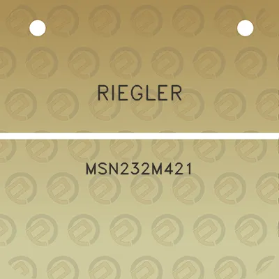 riegler-msn232m421