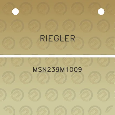 riegler-msn239m1009