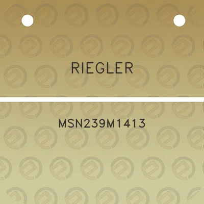 riegler-msn239m1413