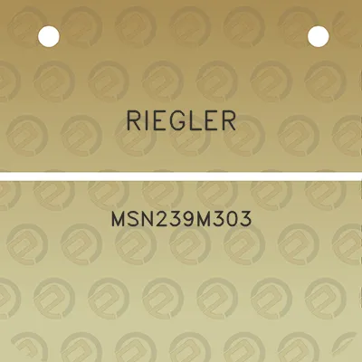 riegler-msn239m303