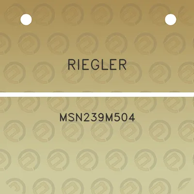 riegler-msn239m504