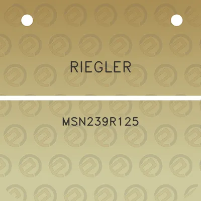 riegler-msn239r125