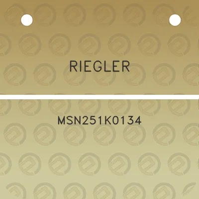 riegler-msn251k0134