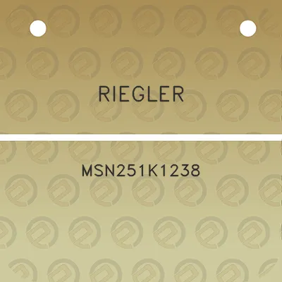 riegler-msn251k1238