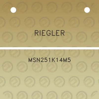 riegler-msn251k14m5