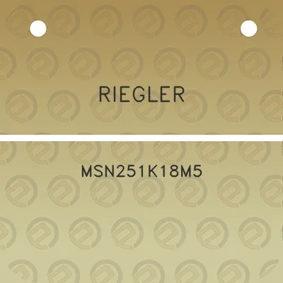 riegler-msn251k18m5