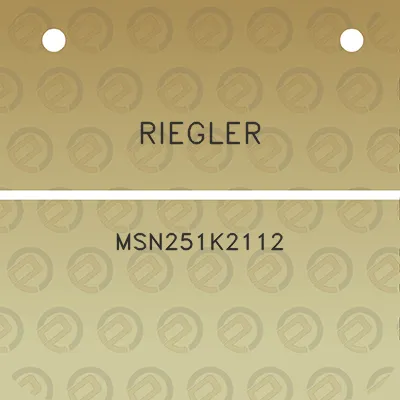 riegler-msn251k2112