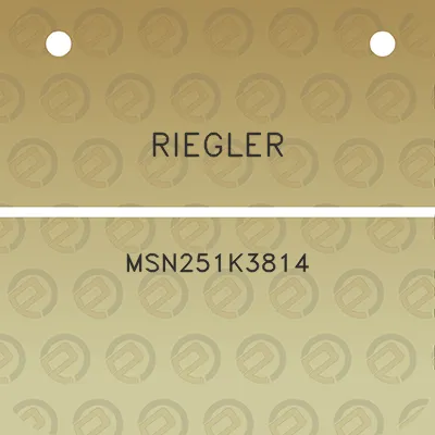 riegler-msn251k3814