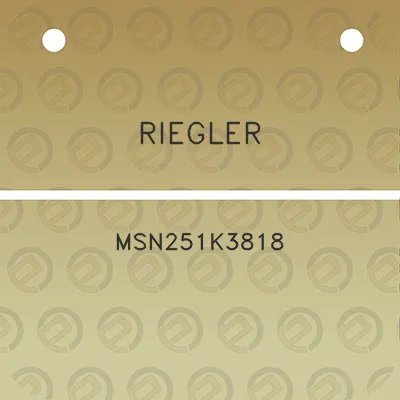 riegler-msn251k3818