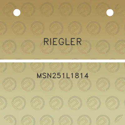 riegler-msn251l1814