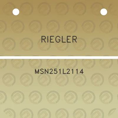 riegler-msn251l2114