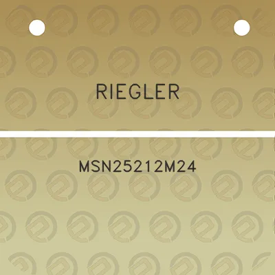 riegler-msn25212m24