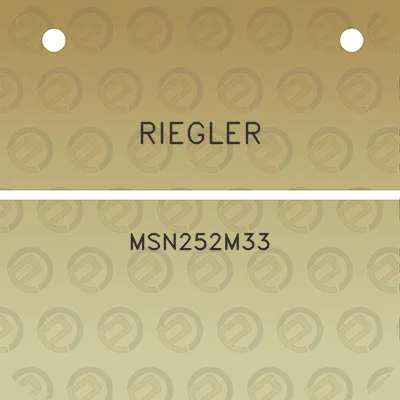 riegler-msn252m33