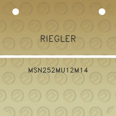 riegler-msn252mu12m14