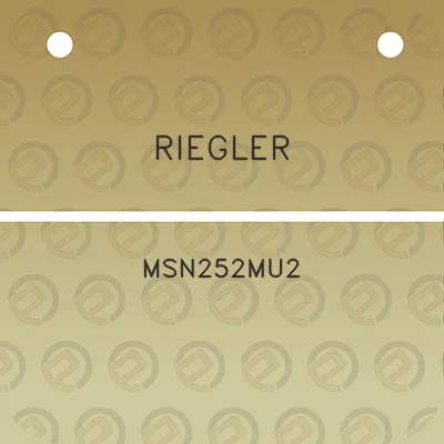 riegler-msn252mu2