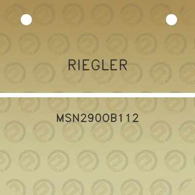 riegler-msn290ob112