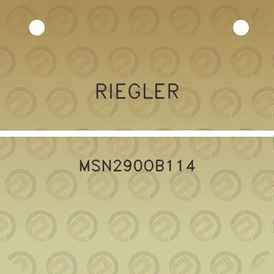 riegler-msn290ob114