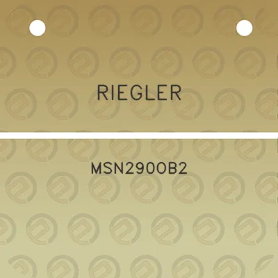 riegler-msn290ob2