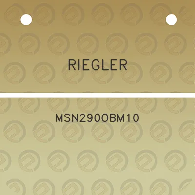 riegler-msn290obm10