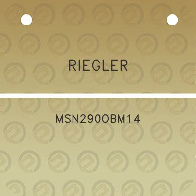 riegler-msn290obm14