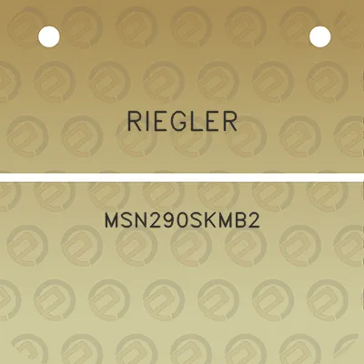 riegler-msn290skmb2