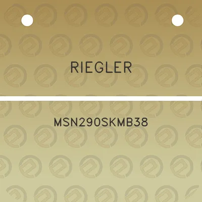 riegler-msn290skmb38