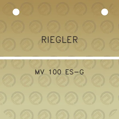 riegler-mv-100-es-g