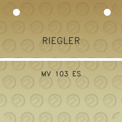 riegler-mv-103-es