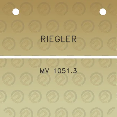 riegler-mv-10513