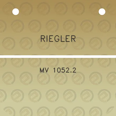 riegler-mv-10522