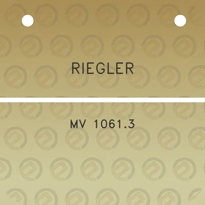 riegler-mv-10613