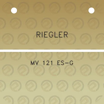 riegler-mv-121-es-g