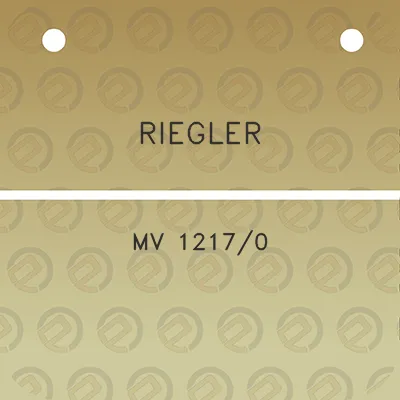 riegler-mv-12170