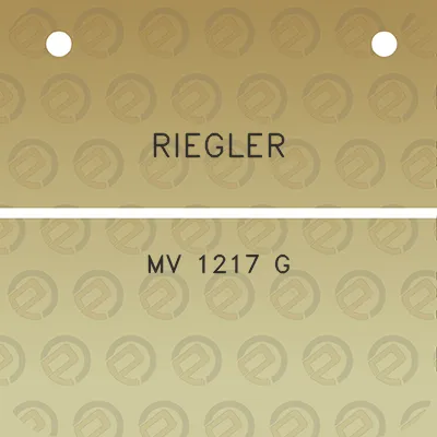 riegler-mv-1217-g