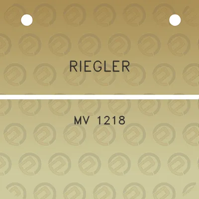 riegler-mv-1218