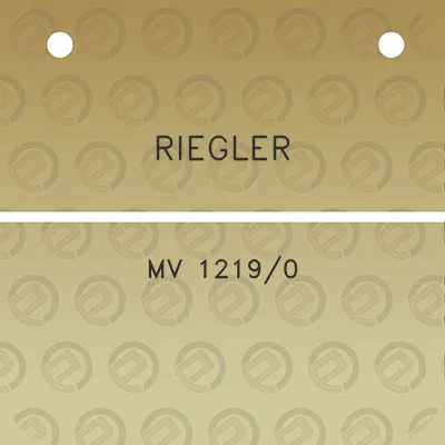 riegler-mv-12190