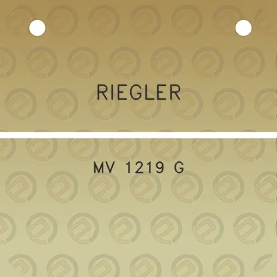 riegler-mv-1219-g