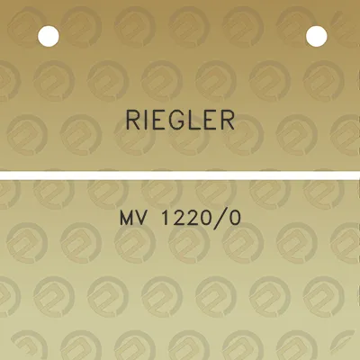 riegler-mv-12200