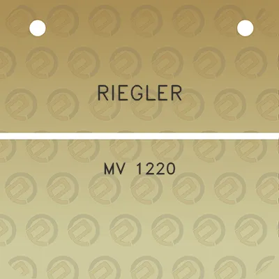 riegler-mv-1220