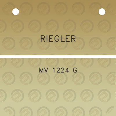 riegler-mv-1224-g