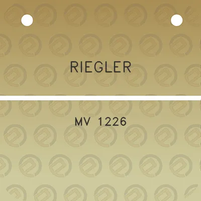 riegler-mv-1226