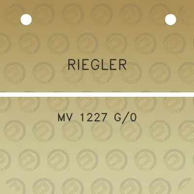 riegler-mv-1227-g0