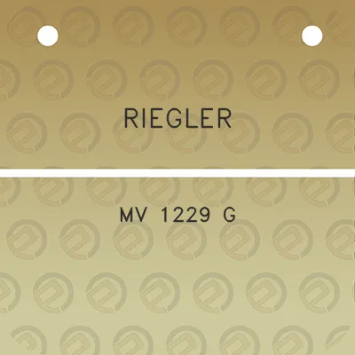 riegler-mv-1229-g