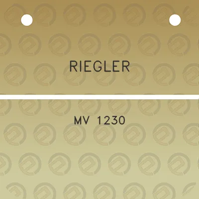 riegler-mv-1230