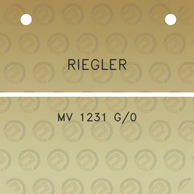 riegler-mv-1231-g0