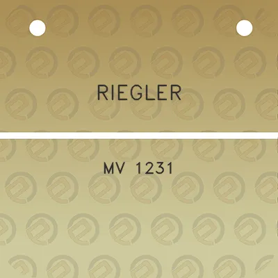 riegler-mv-1231