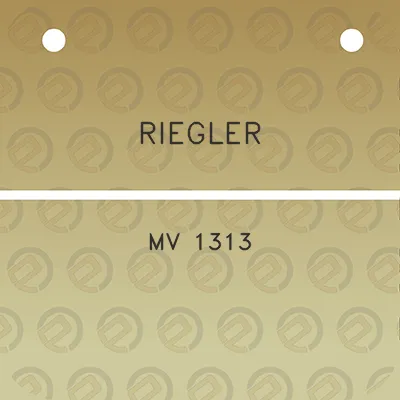 riegler-mv-1313