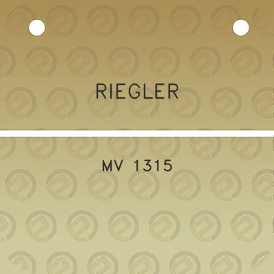 riegler-mv-1315