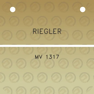 riegler-mv-1317